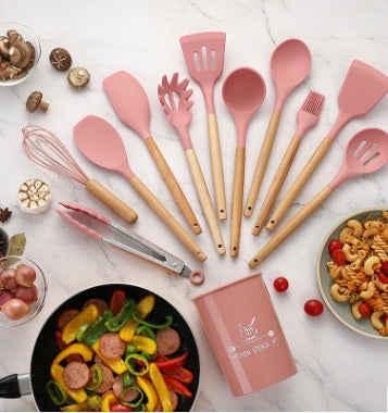Silicone Kitchen Utensil Set – Heat Resistant & Non-Stick