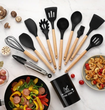 Silicone Kitchen Utensil Set – Heat Resistant & Non-Stick