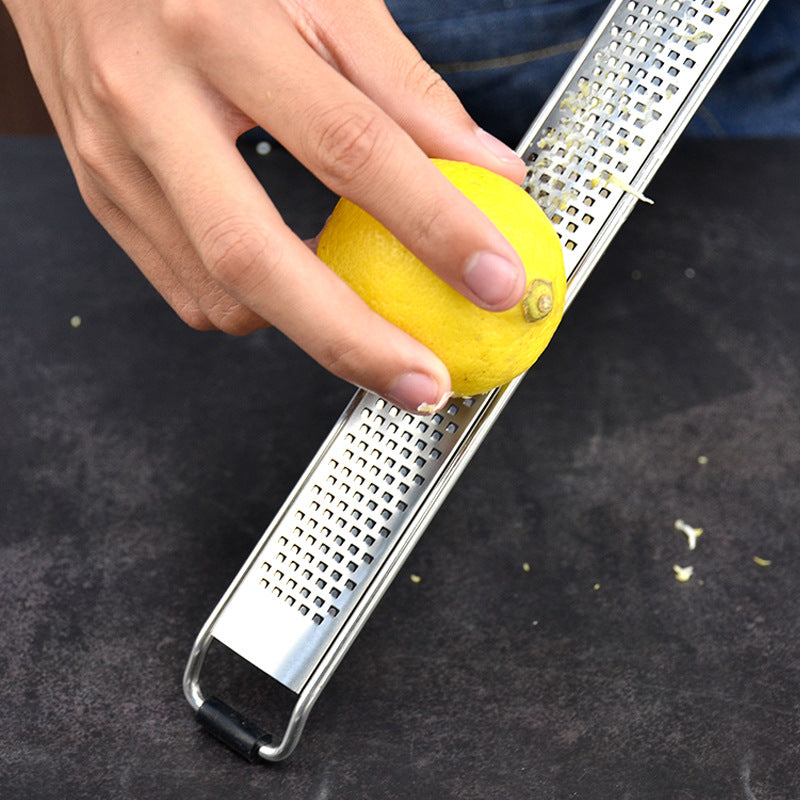 Wooden Handle Stainless Steel Cheese Grater