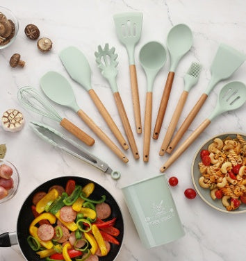 Silicone Kitchen Utensil Set – Heat Resistant & Non-Stick