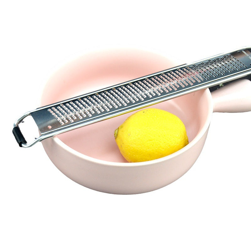 Wooden Handle Stainless Steel Cheese Grater