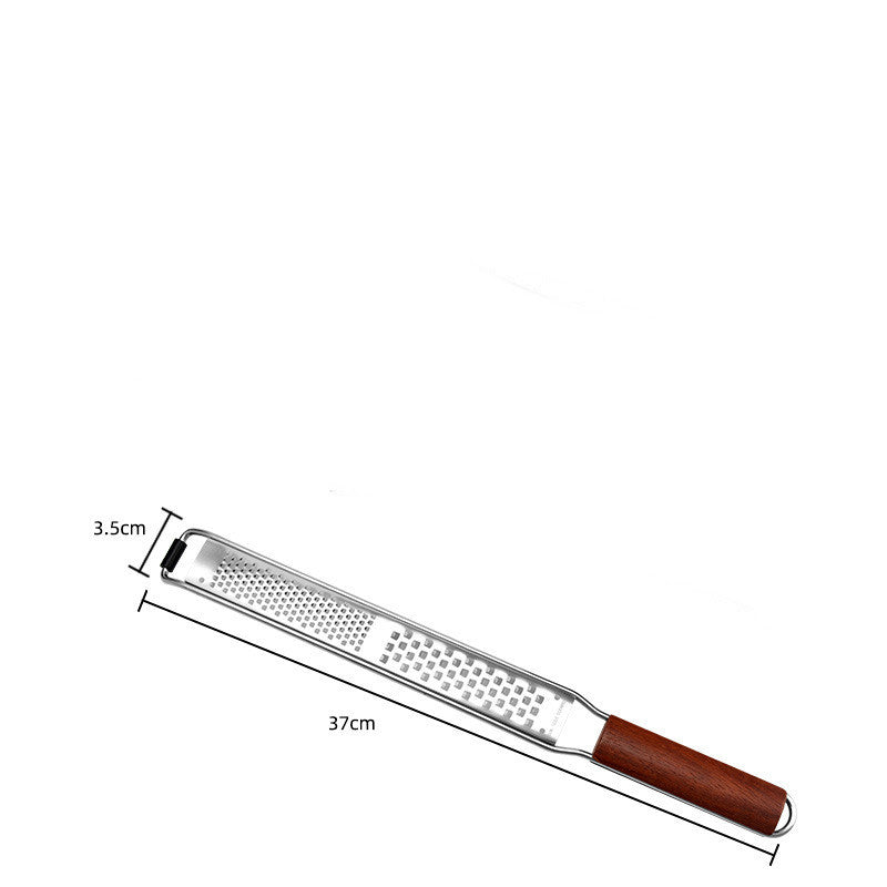 Wooden Handle Stainless Steel Cheese Grater